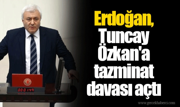 Erdoğan, Tuncay Özkan'a tazminat davası açtı