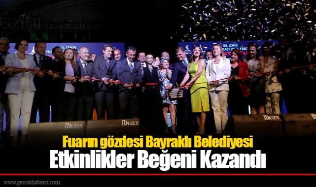 Fuarın gözdesi Bayraklı Belediyesi