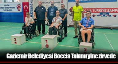 Gaziemir Belediyesi Boccia Takımı yine zirvede