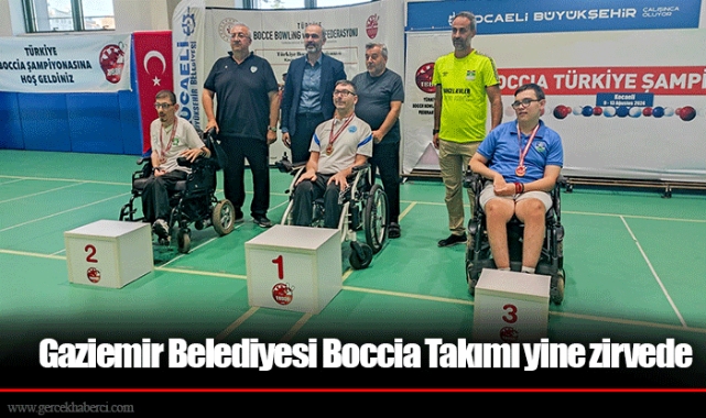 Gaziemir Belediyesi Boccia Takımı yine zirvede