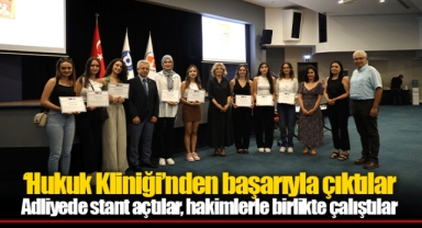 ‘Hukuk Kliniği’nden başarıyla çıktılar