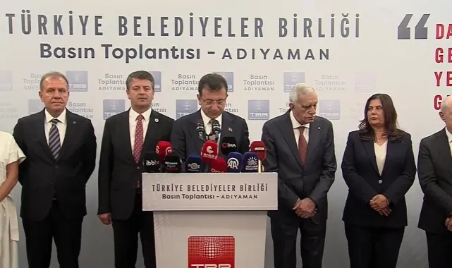İmamoğlu, TBB’nin 11 deprem şehrine 500 milyon TL’lik destek paketini açıkladı