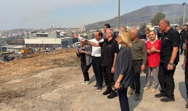 İYİ Parti Yangın sahasında