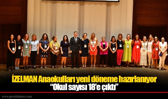 İZELMAN Anaokulları yeni döneme hazırlanıyor