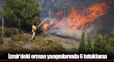 İzmir’deki orman yangınlarında 6 tutuklama