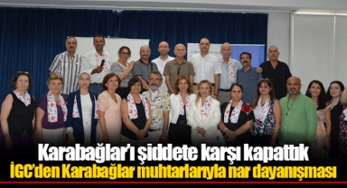 Karabağlar’ı şiddete karşı kapattık