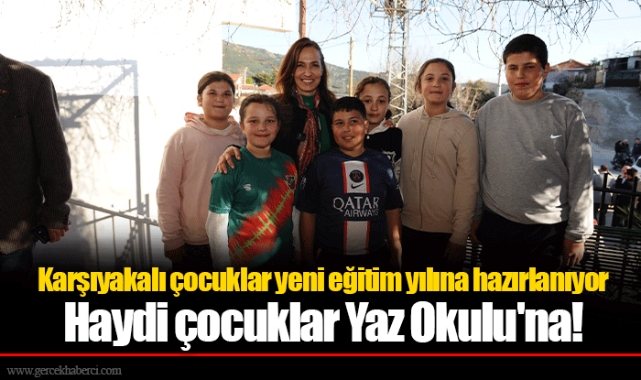 Karşıyakalı çocuklar yeni eğitim yılına hazırlanıyor