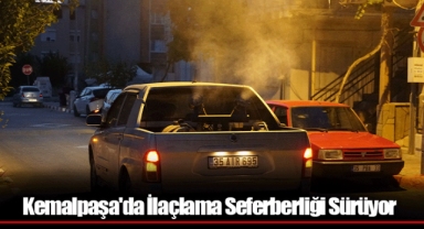 Kemalpaşa'da İlaçlama Seferberliği Sürüyor
