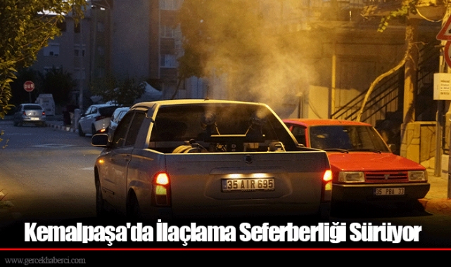 Kemalpaşa'da İlaçlama Seferberliği Sürüyor