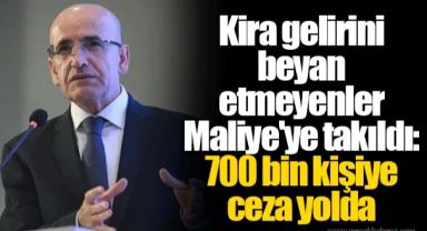 Kira gelirini beyan etmeyenler Maliye'ye takıldı: 700 bin kişiye ceza yolda