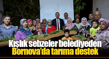 Kışlık sebzeler belediyeden