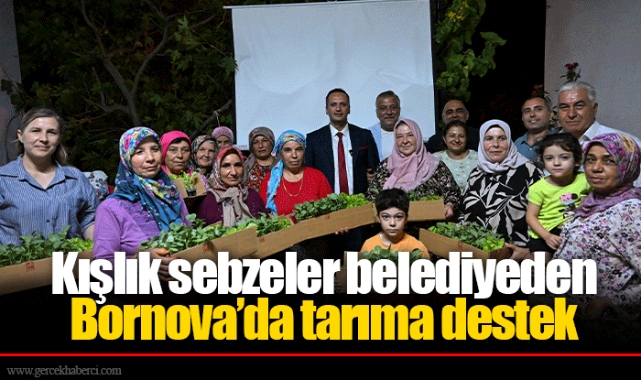 Kışlık sebzeler belediyeden