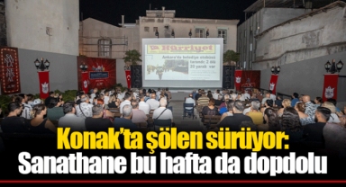 Konak’ta şölen sürüyor: Sanathane bu hafta da dopdolu
