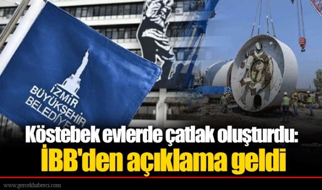 Köstebek evlerde çatlak oluşturdu: İBB'den açıklama geldi