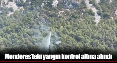 Menderes’teki yangın kontrol altına alındı