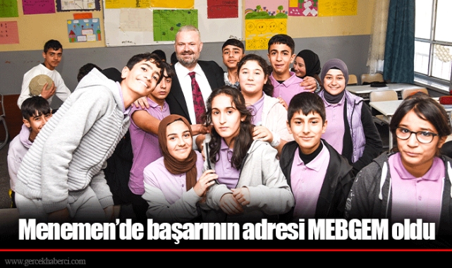 Menemen’de başarının adresi MEBGEM oldu