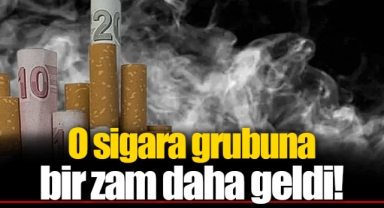 O sigara grubuna bir zam daha geldi!