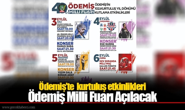 Ödemiş’te  kurtuluş etkinlikleri