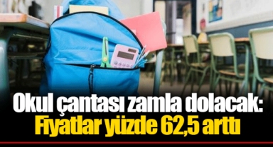 Okul çantası zamla dolacak: Fiyatlar yüzde 62,5 arttı