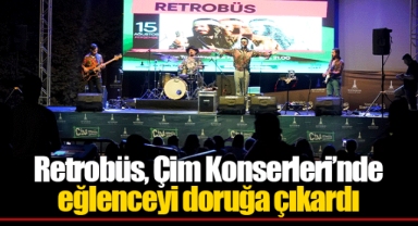 Retrobüs, Çim Konserleri’nde eğlenceyi doruğa çıkardı