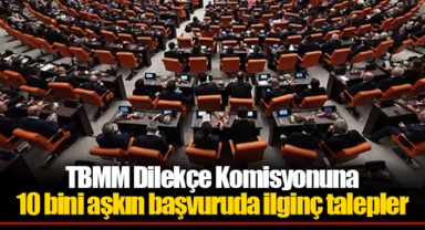 TBMM Dilekçe Komisyonuna 10 bini aşkın başvuruda ilginç talepler