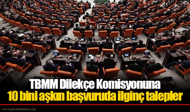 TBMM Dilekçe Komisyonuna 10 bini aşkın başvuruda ilginç talepler