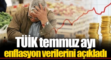TÜİK temmuz ayı enflasyon verilerini açıkladı