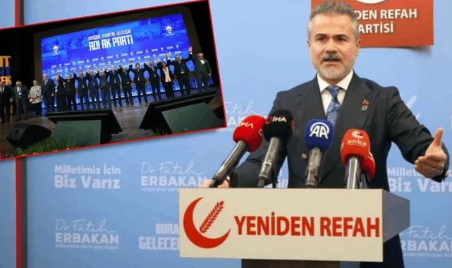 Yeniden Refah cephesinden AK Parti'ye jet tepki geldi: 'Haksız ve adaletsiz bir uygulama'