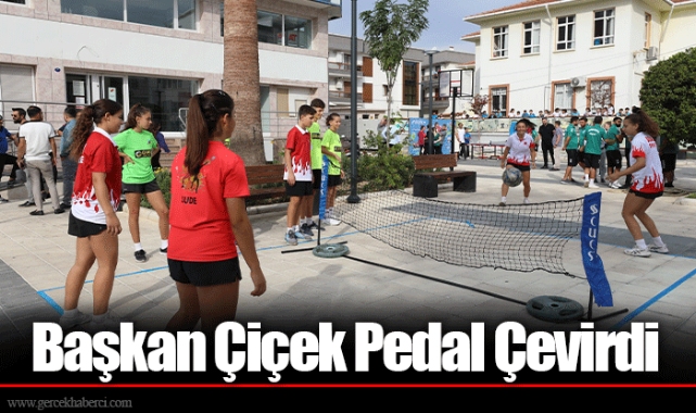 Başkan Çiçek Pedal Çevirdi