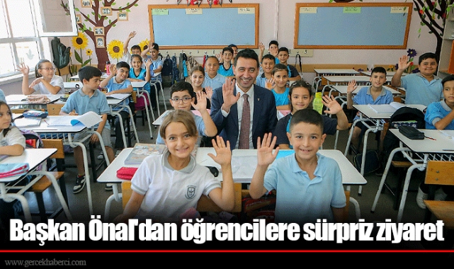 Başkan Önal'dan öğrencilere sürpriz ziyaret
