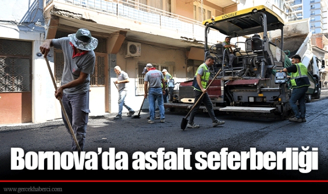 Bornova’da asfalt seferberliği