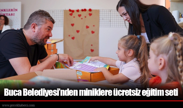 Buca Belediyesi’nden miniklere ücretsiz eğitim seti