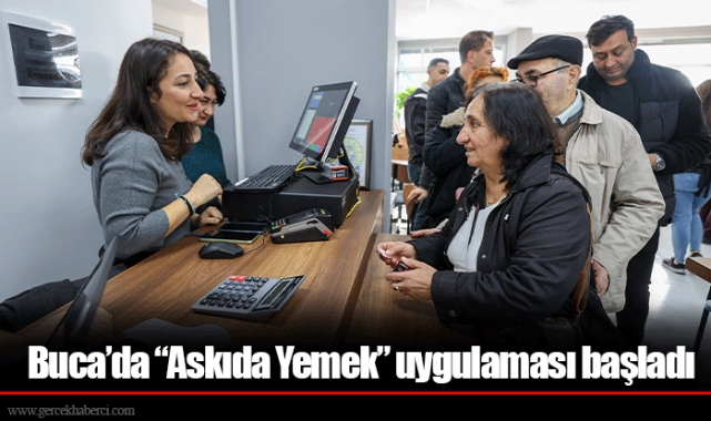 Buca’da “Askıda Yemek” uygulaması başladı