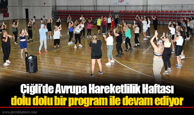 Çiğli’de Avrupa Hareketlilik Haftası dolu dolu bir program ile devam ediyor