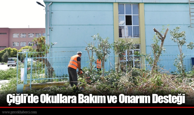 Çiğli’de Okullara Bakım ve Onarım Desteği