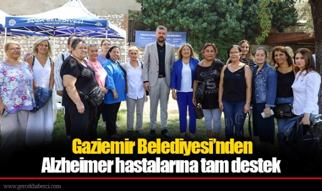 Gaziemir Belediyesi’nden alzheimer hastalarına tam destek