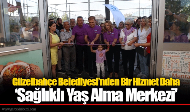 Güzelbahçe Belediyesi’nden Bir Hizmet Daha  ‘Sağlıklı Yaş Alma Merkezi’