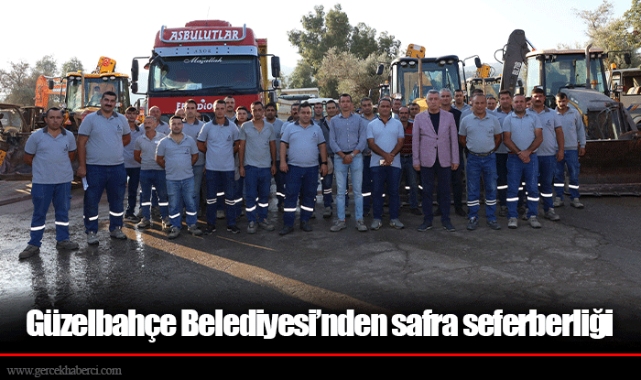 Güzelbahçe Belediyesi’nden safra seferberliği
