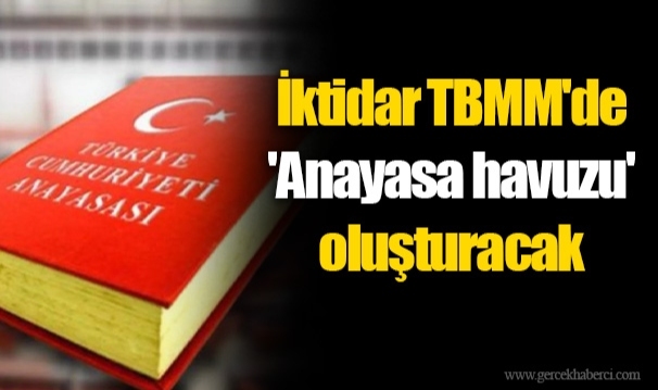 İktidar TBMM'de 'Anayasa havuzu' oluşturacak