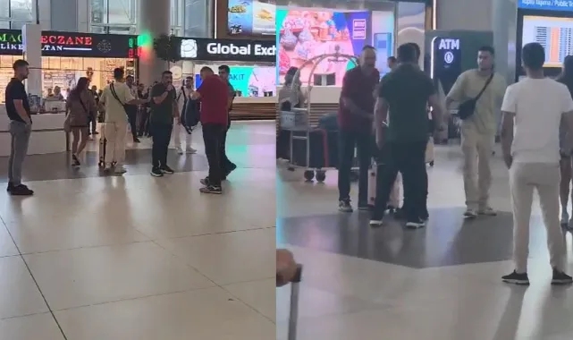 İstanbul Havalimanı’nda Erkek Şiddeti! 5 Yıl Önce Boşandığı Kadın ve Sevgilisine Saldırdı!