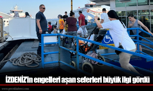 İZDENİZ’in engelleri aşan seferleri büyük ilgi gördü