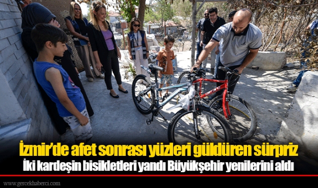 İzmir’de afet sonrası yüzleri güldüren sürpriz