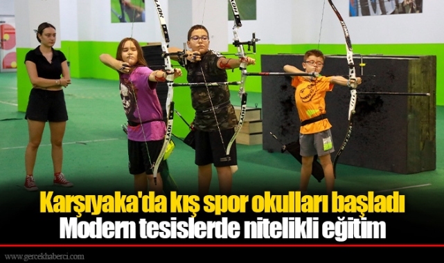 Karşıyaka'da kış spor okulları başladı