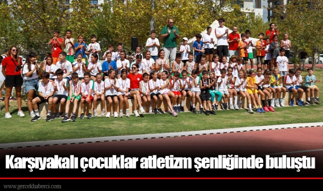 Karşıyakalı çocuklar atletizm şenliğinde buluştu