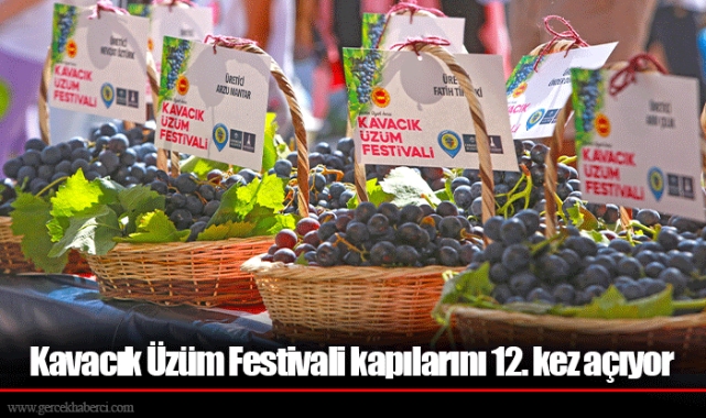 Kavacık Üzüm Festivali kapılarını 12. kez açıyor