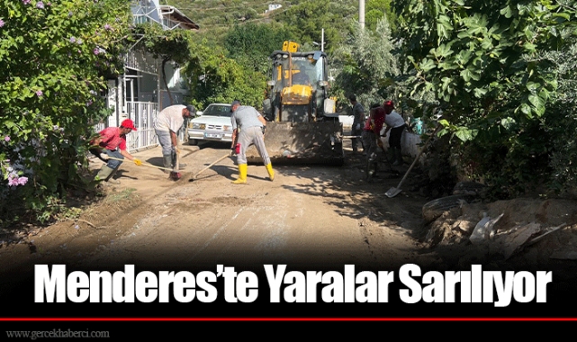 Menderes’te Yaralar Sarılıyor