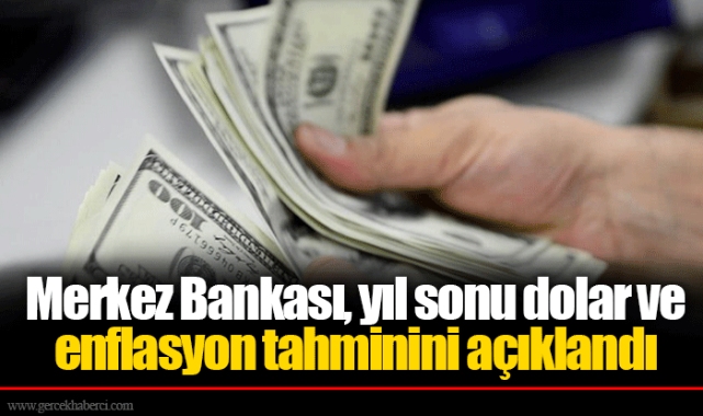 Merkez Bankası, yıl sonu dolar ve enflasyon tahminini açıklandı