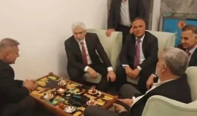 Salim Güran ile Galip Ensarioğlu'nun buluşmalarına dair fotoğraf ortaya çıktı