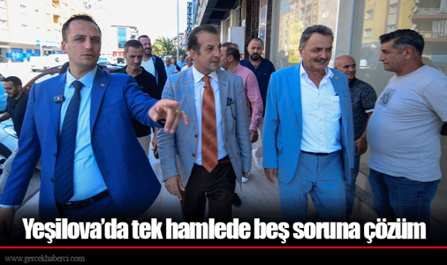 Yeşilova’da tek hamlede beş soruna çözüm
