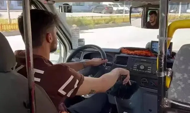 Yolcuyu düşüp yaralayan minibüs sürücüsü yine trafikte: Bu kez de kırmızıda geçti